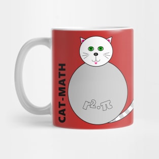 Circle-r2 pi-cat-math Mug